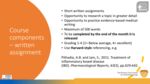 thumbnail of Written assignments instruct